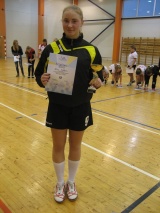 Pilt: Copy of 2014 EKV T A klass turniiri parim mängija Alina Molkova SK Reval Sport Kopli