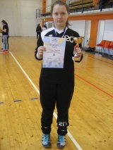 Pilt: 2015 EMV T B klass Diana Komarova SK Reval Sport Mustamäe turniiri parim väravavaht