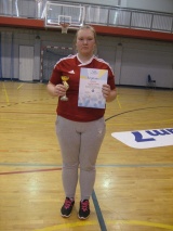 Pilt: 2015 EKV T A klass turniiri parim väravavaht Gerda Staal SK Tapa