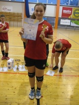 Pilt: Elina Terkassova turniiri parim mängija Tallinna Spordikool