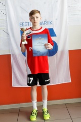 Pilt: v EMV 2018 D klass parim mängija Dravol Paalmann Põlva Spordikool 1.JPG