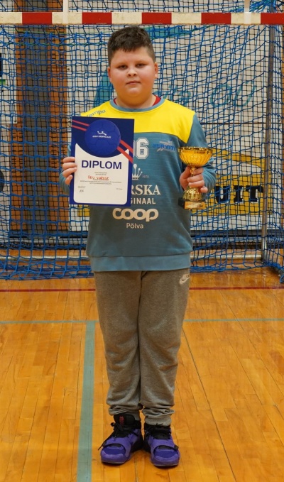 EKV 2022 D2 klass parim väravavaht Uku Varusk Põlva SK.JPG